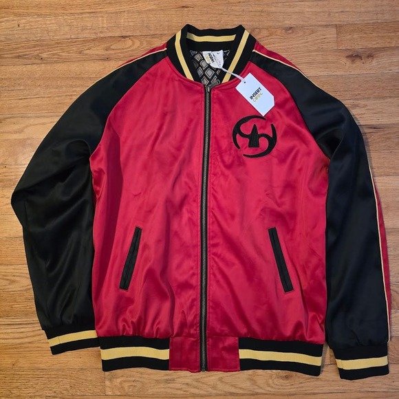 Insert Coin Final Fantasy 14 XIV Storm blood Samurai Jacket L Video Game Rare - Picture 2 of 6